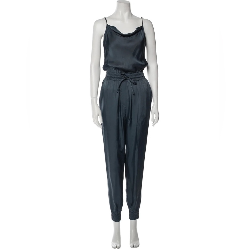 Cinq a Sept Black Sleeveless Jumpsuit with Tapered Legs (never worn)